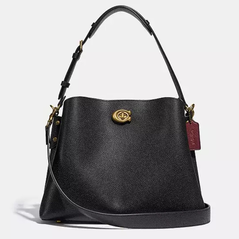 Coach Willow Shoulder Bag, Black